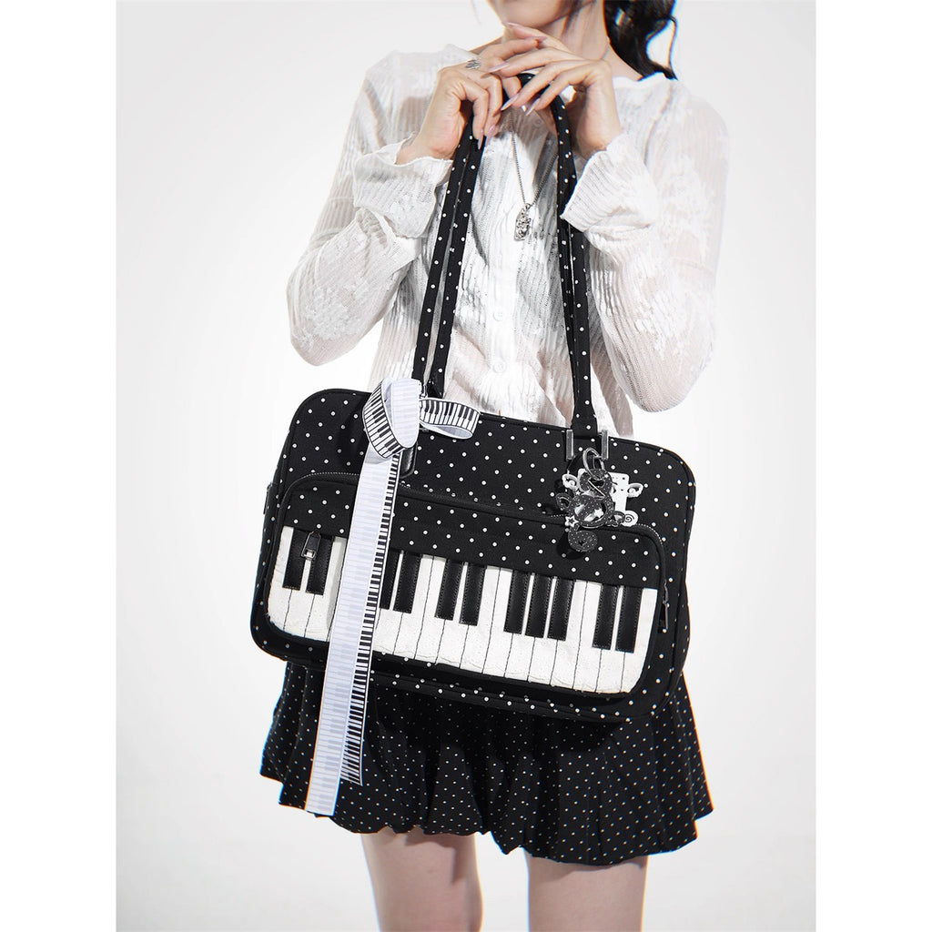 Polka Dot Piano Bowling Bag