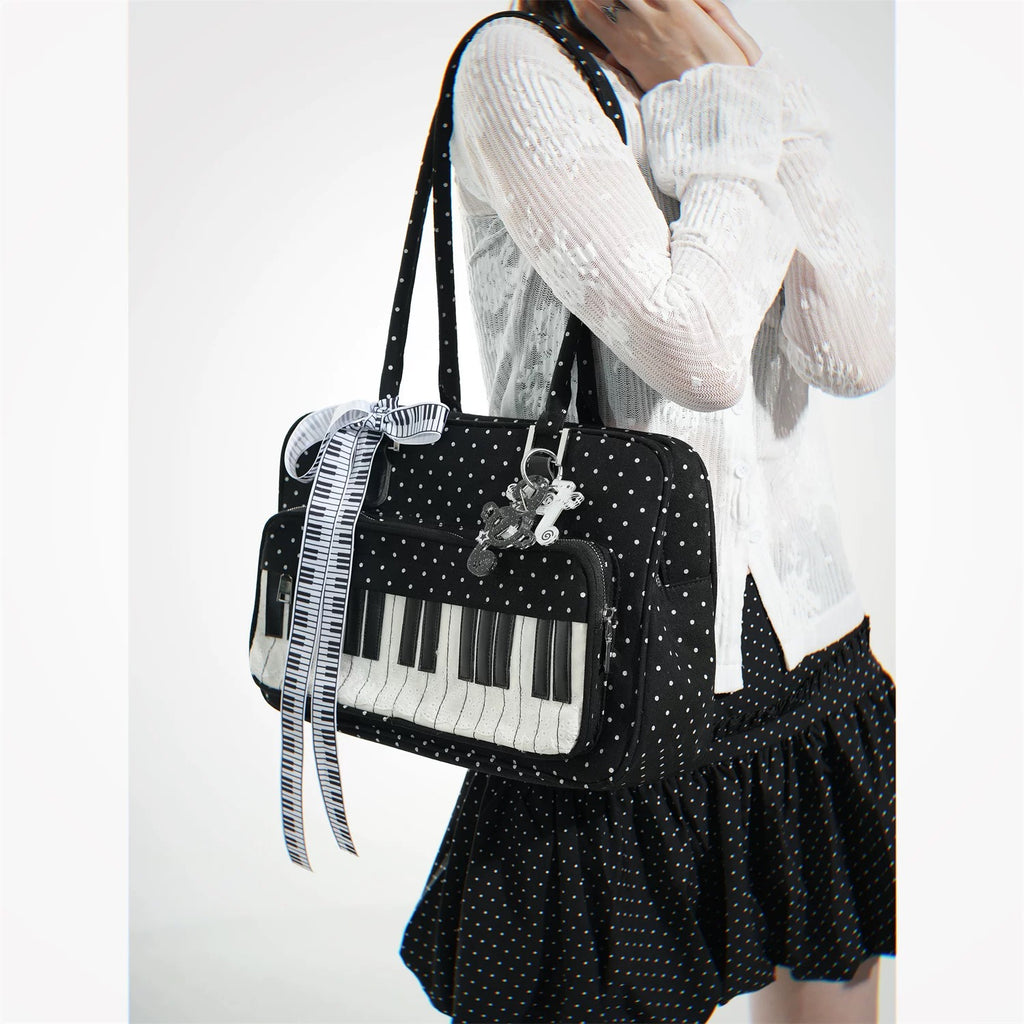 Polka Dot Piano Bowling Bag