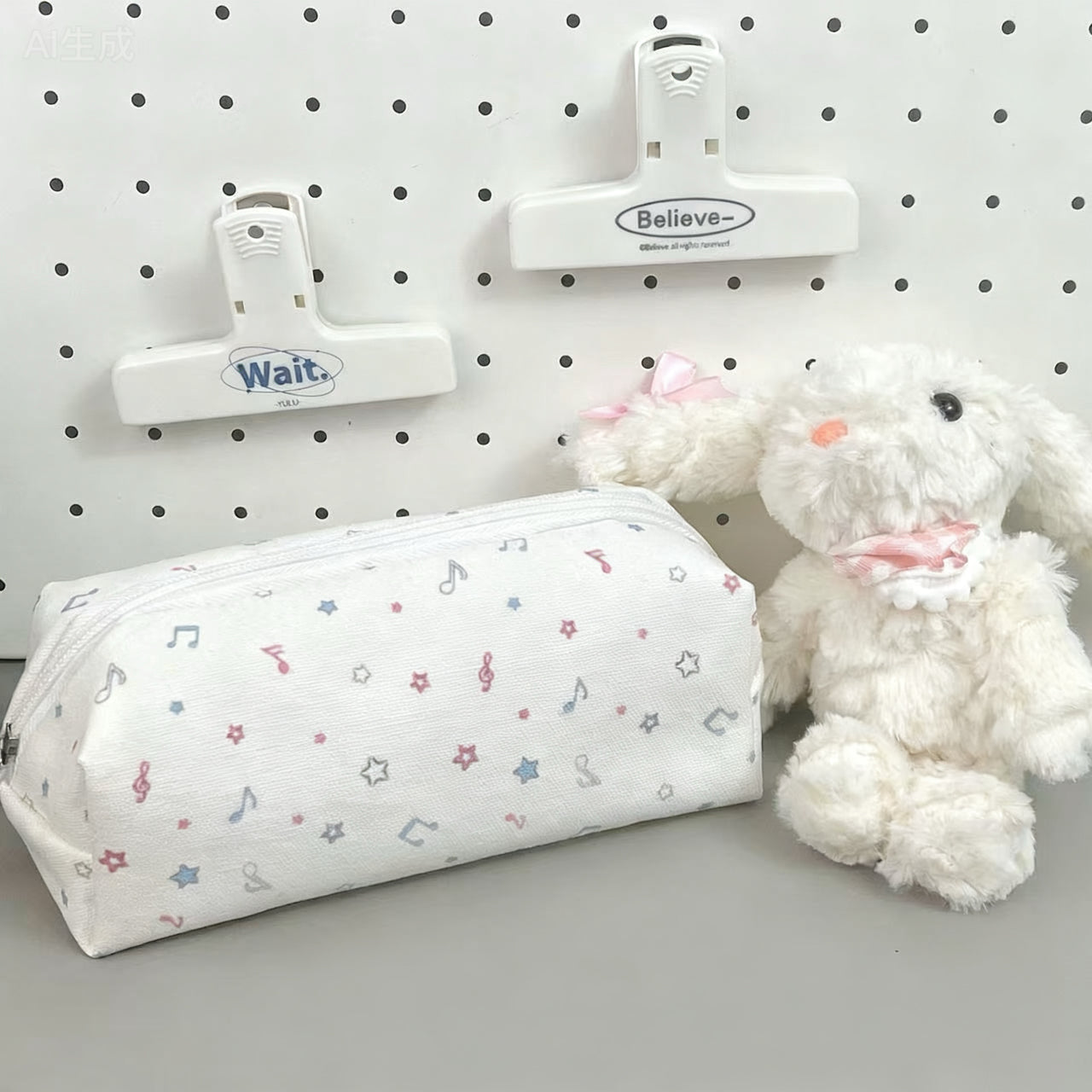 Lucky Music Note Pencil Case