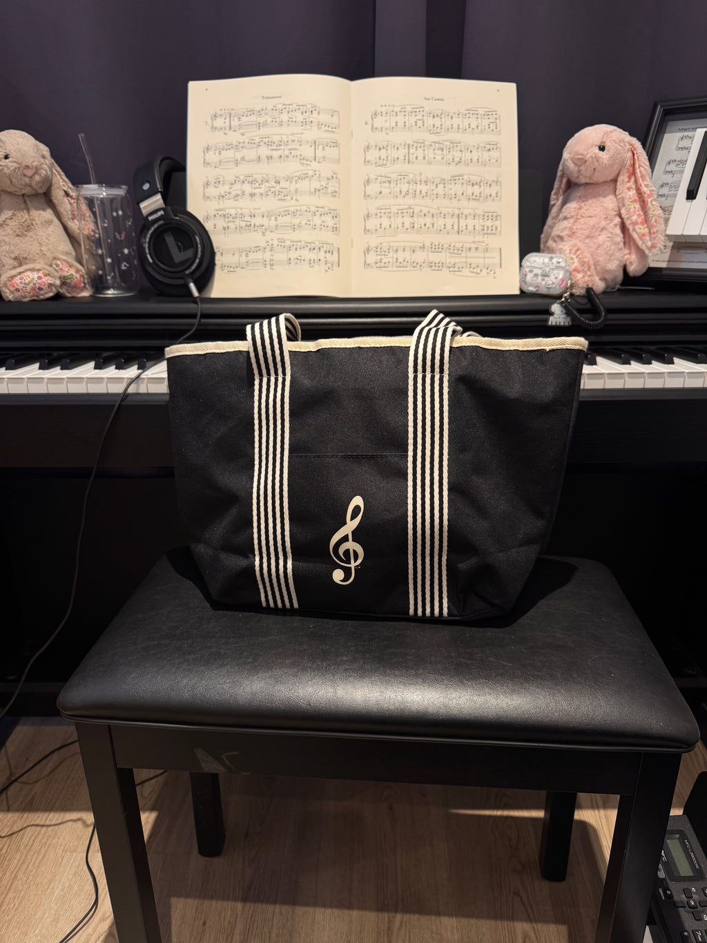 Music Sheet Tote Bag
