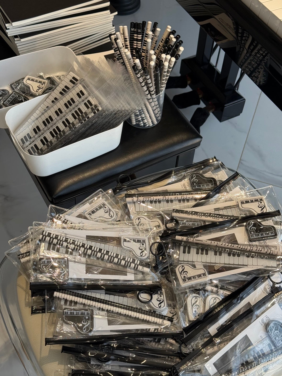 Cloud Felt Piano Gift Bag (Custom orders available)