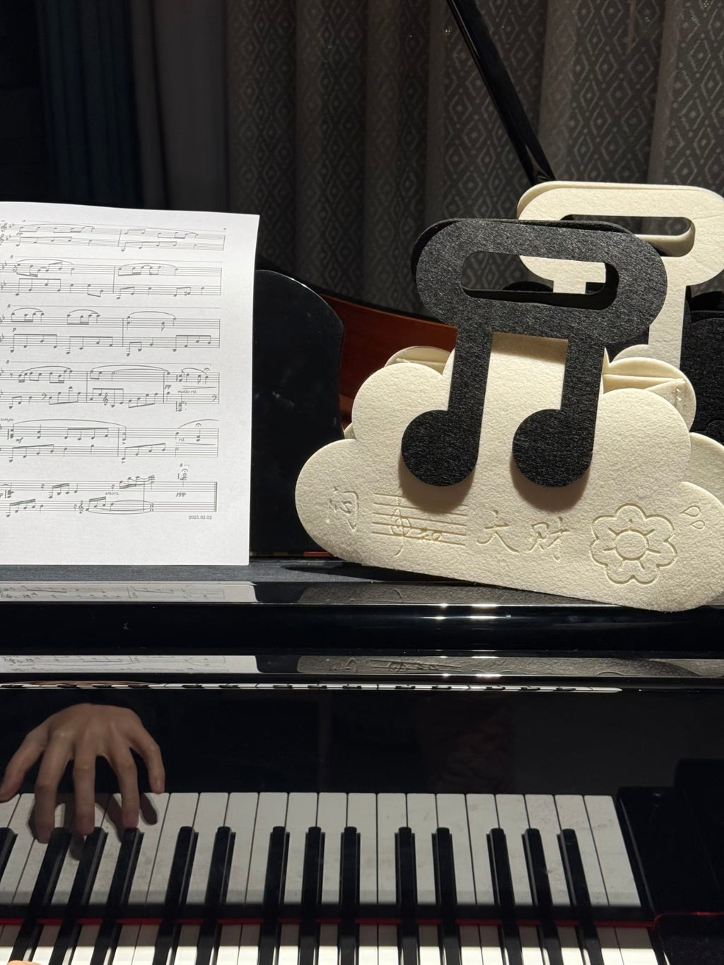 Cloud Felt Piano Gift Bag (Custom orders available)