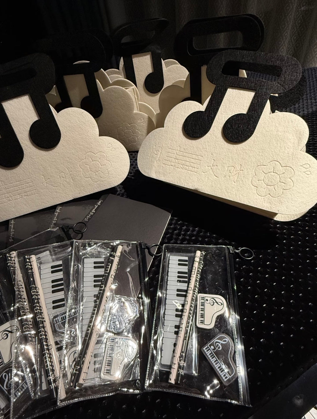 Cloud Felt Piano Gift Bag (Custom orders available)